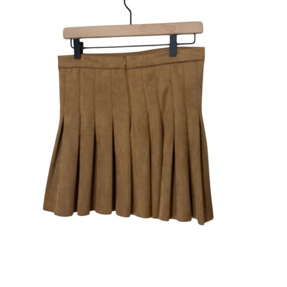 NWT Indigo Free School Girl Pleated Corduroy Light Academia Skirt - Picture 3 of 4